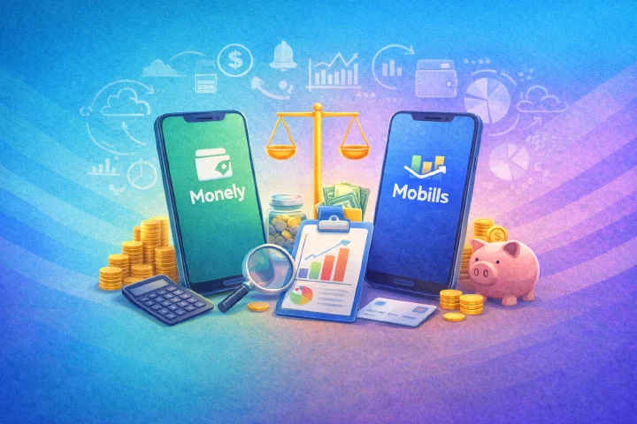 Monely vs Mobills: Kompletter Finanz-App-Vergleich