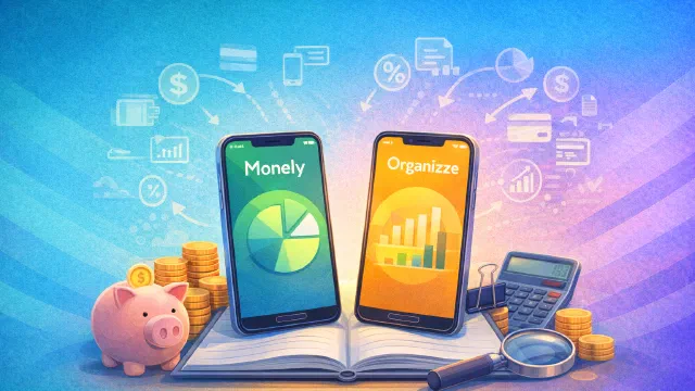 Monely vs Organizze: Cual App de Finanzas Elegir en 2026