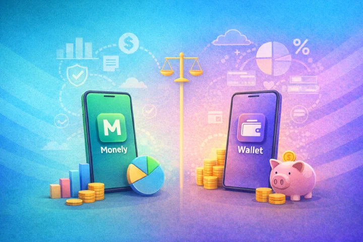 Monely vs Wallet: Welche Finanz-App passt?